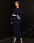 BAJU KURUNG KEDAH ARWEN (NAVY BLUE)